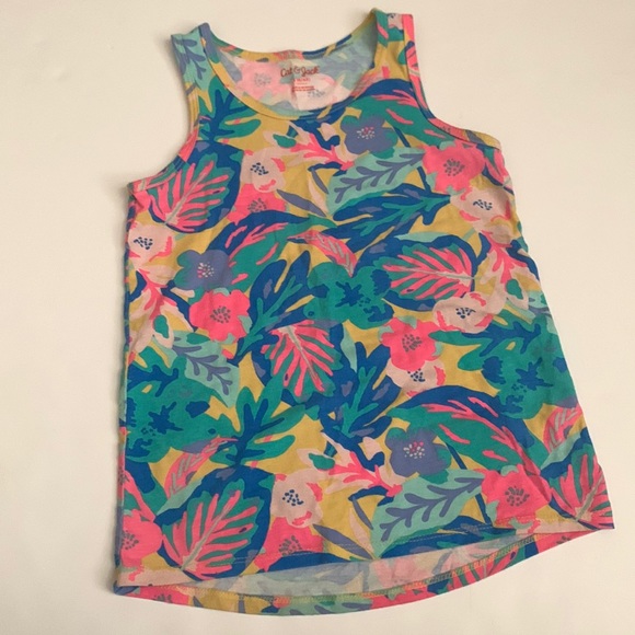 5/$10 tropical print tank top
